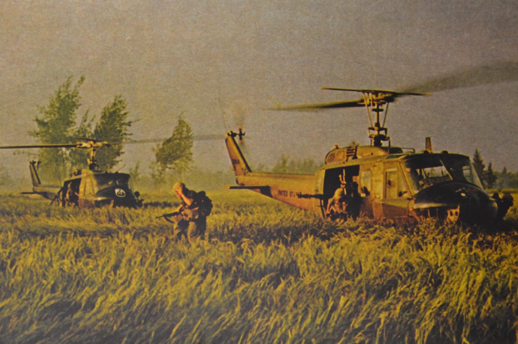 Szene aus dem Vietnamkrieg