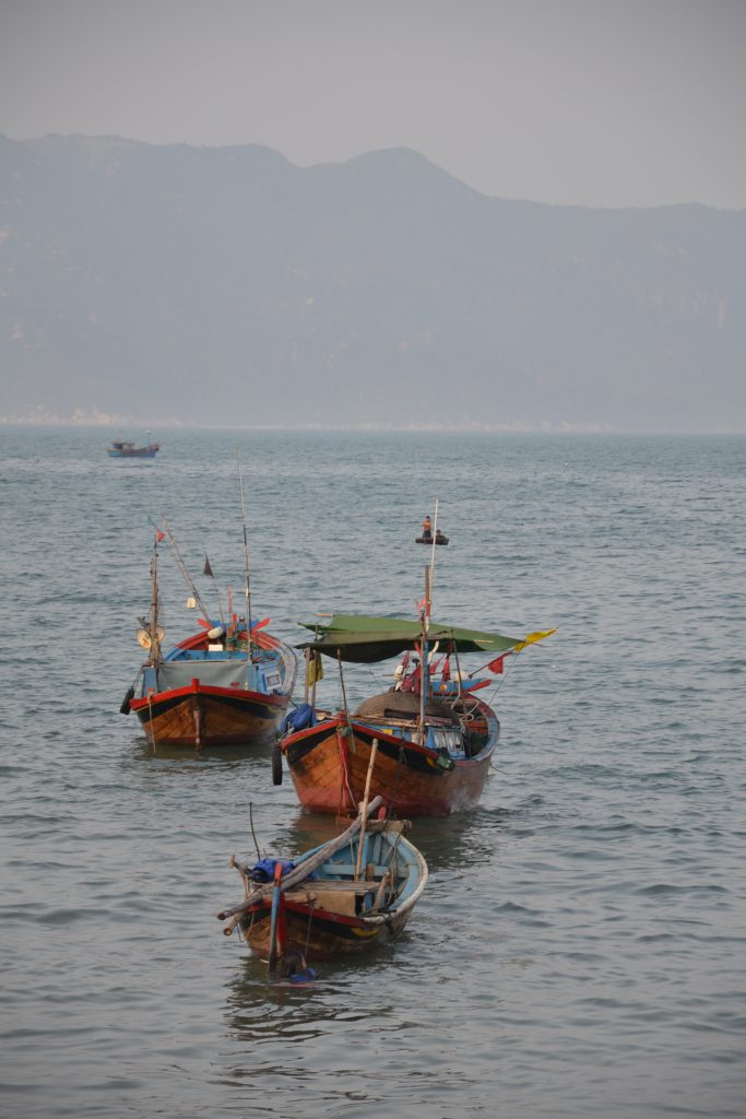 Zwei Boot in Nha Trang, Vietnam