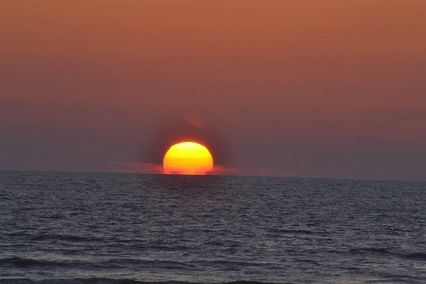 Sonnenuntergang an der Costa de la luz