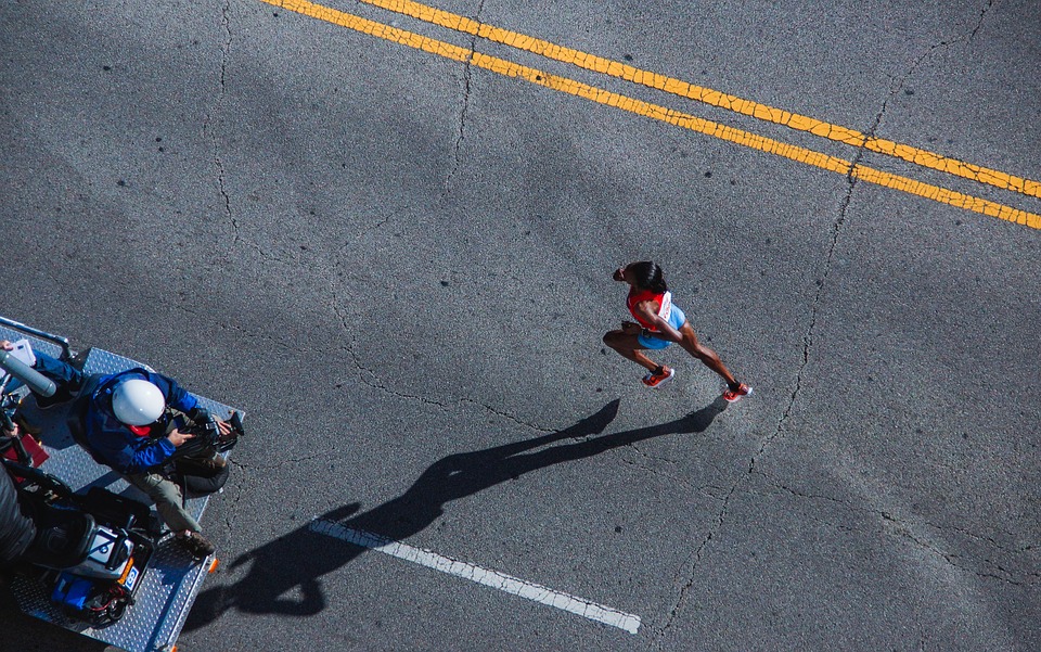 Marathon Läuferin