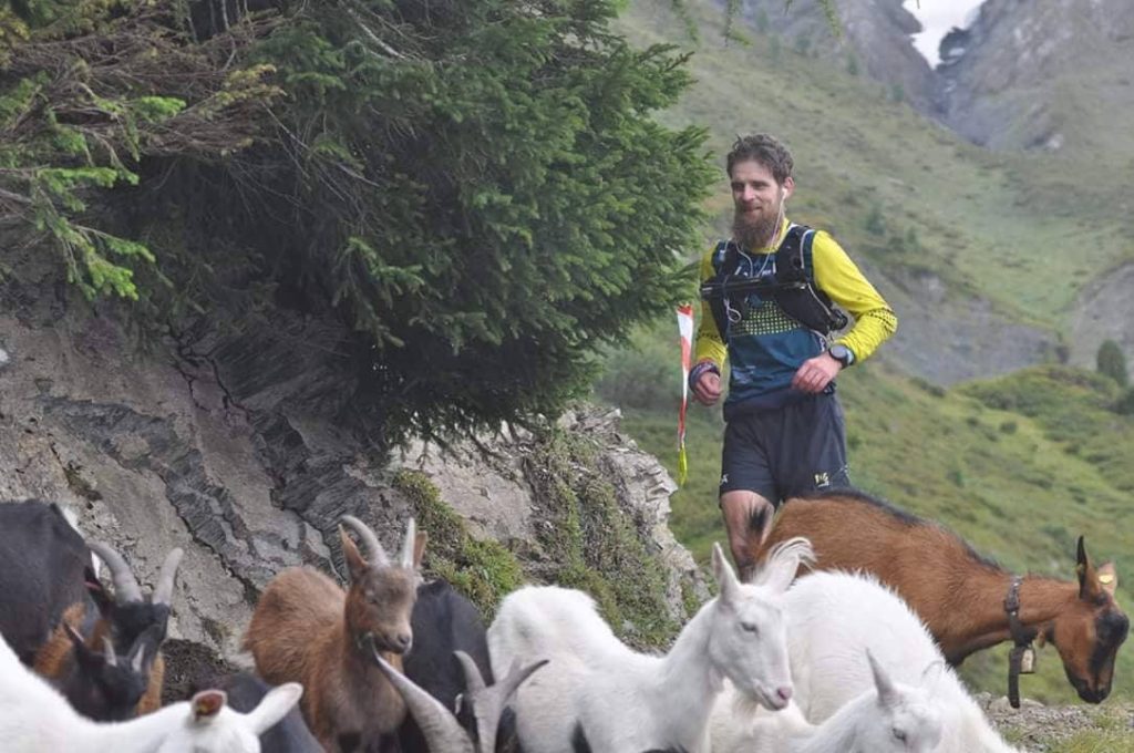 Florian Grasel beim UTMB